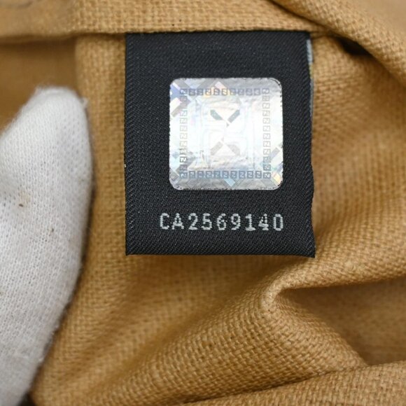 FENDI Logo Baguette Silhouette Tote Hand Bag Canvas Leather Brown Italy 68KA638 - Picture 14 of 15